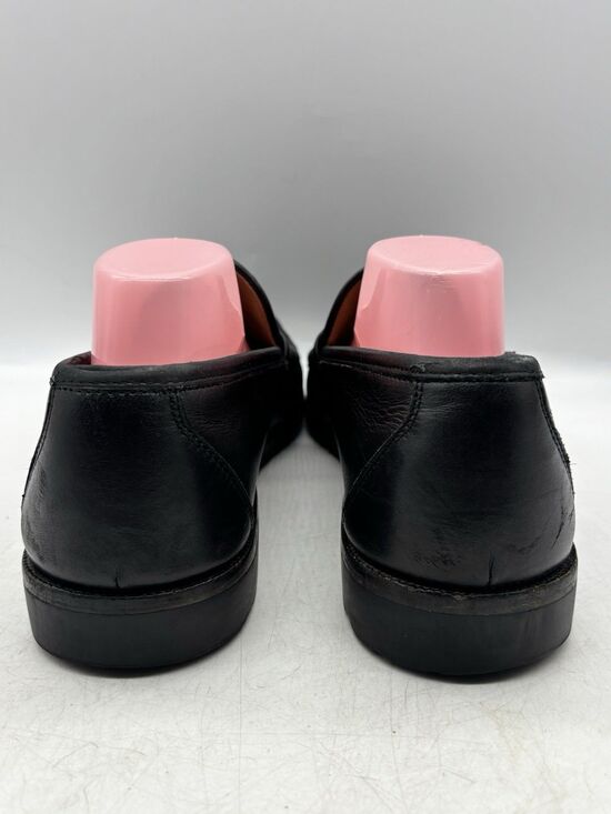 Salvatore Ferragamo Black Leather Horsebit Loafers Mens US Size 10.5 D main image 12
